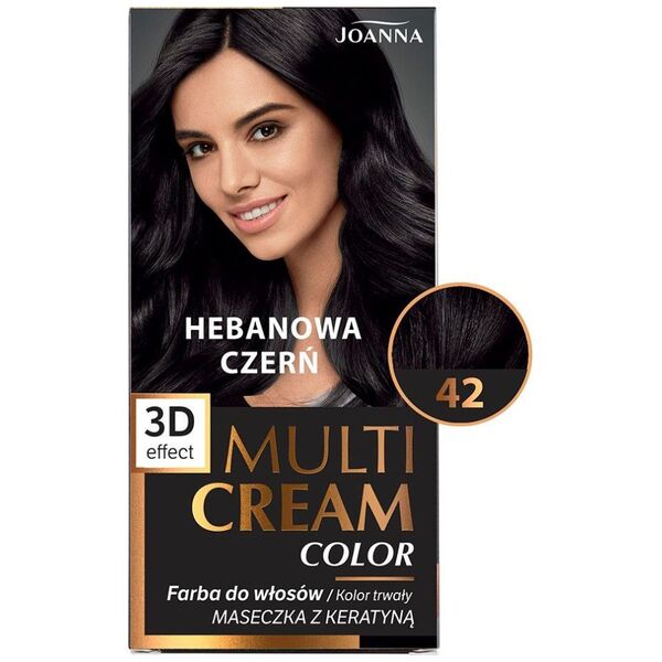 Joanna Multi Cream Color Farba nr 42 Hebanowa Czerń