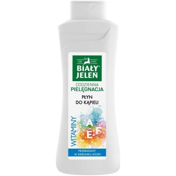 Biały Jeleń Płyn do kąpieli hipoalergiczny z witaminami AEF i pantenolem 750ml