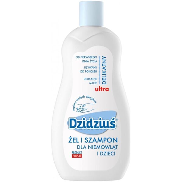 Dzidziuś  Żel Szampon dla niemowląt i dzieci z proteinami pszenicznymi 500ml