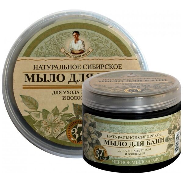 Babuszka Agafia Naturalne syberyjskie czarne mydło 500 ml