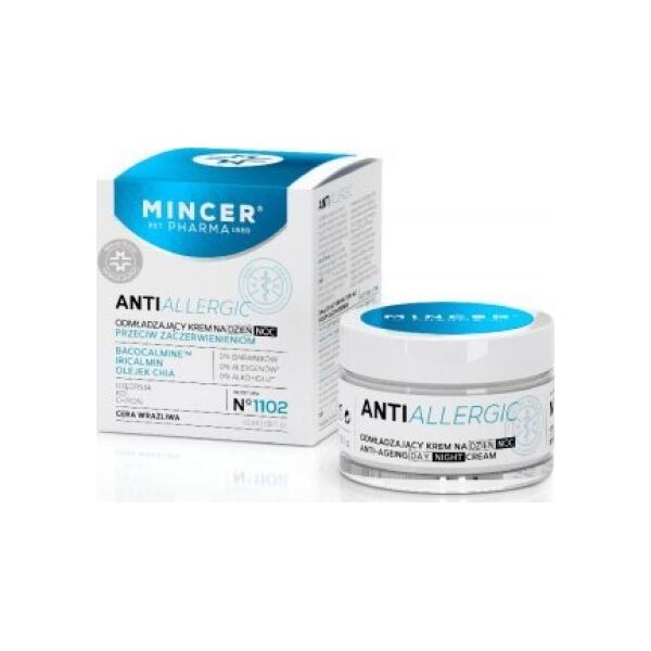 Mincer Pharma Anti Allergic Krem odmładzający na dzień do cery wrażliwej, 50ml