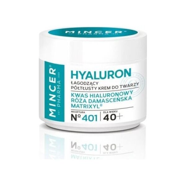 Mincer Pharma Hyaluron Krem łagodzący 40+ nr 401 50ml