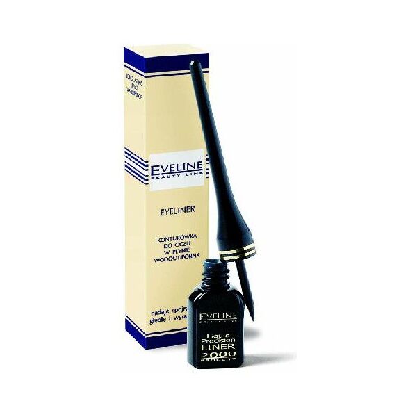 Eveline Eyeliner czarny w kałamarzu 4 ml