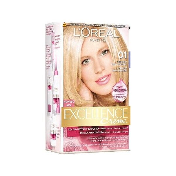 L’Oreal Paris Excellence Creme Blonde Supreme Krem Superrozjaśniający 01 Super jasny blond naturalny
