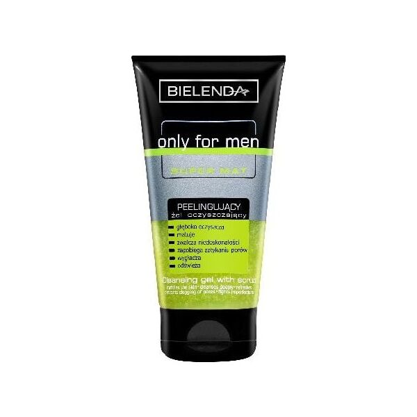 Bielenda only for men SUPER MAT Peelingujący żel oczyszczający 150ml