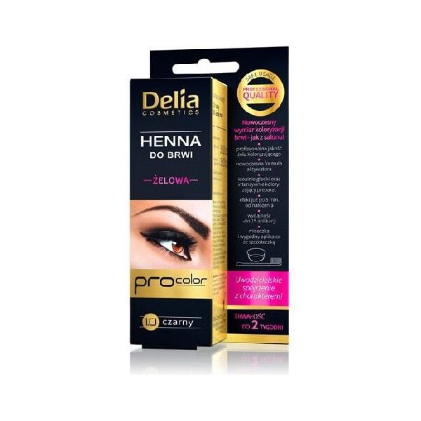 Delia Henna do brwi żelowa 1.0 czarna