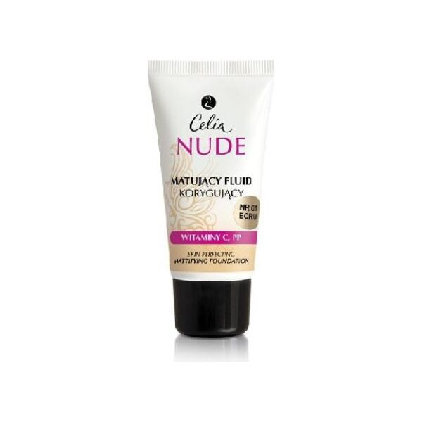 Celia Nude Make-Up matująco-korygujący 01 Ecru 30 ml