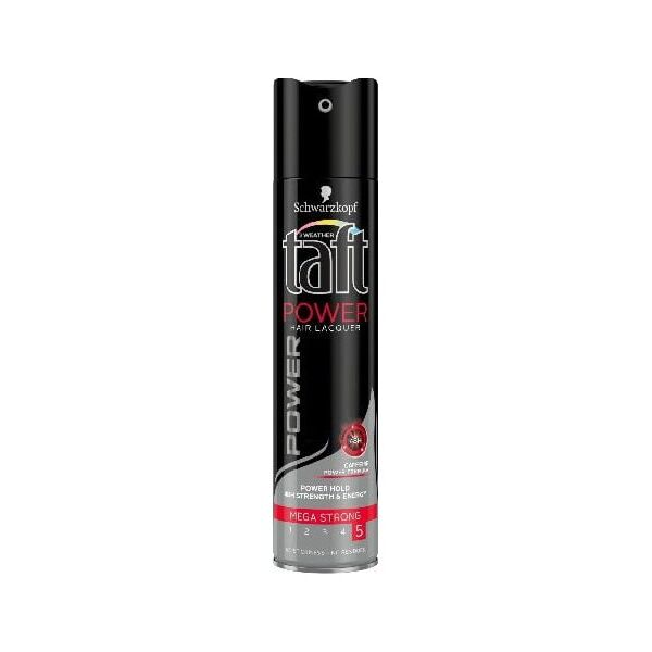 Schwarzkopf Taft Power Caffeine Lakier do włosów mega mocny 250 ml