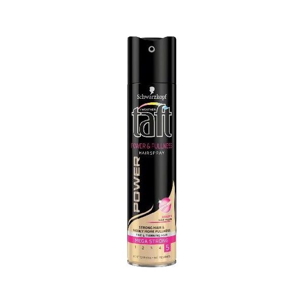 Schwarzkopf Taft Power&Fullness Lakier do włosów mega mocny 250 ml