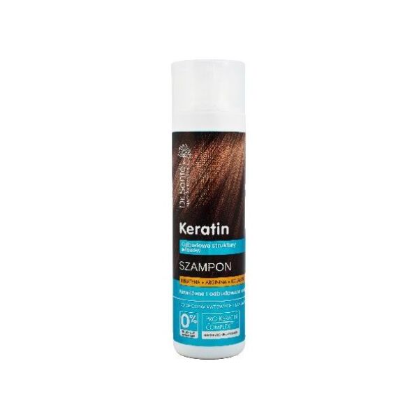 Dr. Sante Keratin Hair Szampon odbudowujący do włosów łamliwych i matowych 250 ml