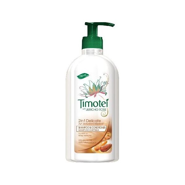 Timotei Szampon do włosów 2w1 Jedwabista miękkość 750 ml