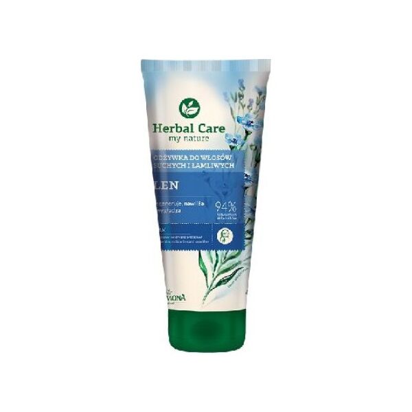Farmona Herbal Care Odżywka do włosów w tubie Len odbudowująca 200 ml