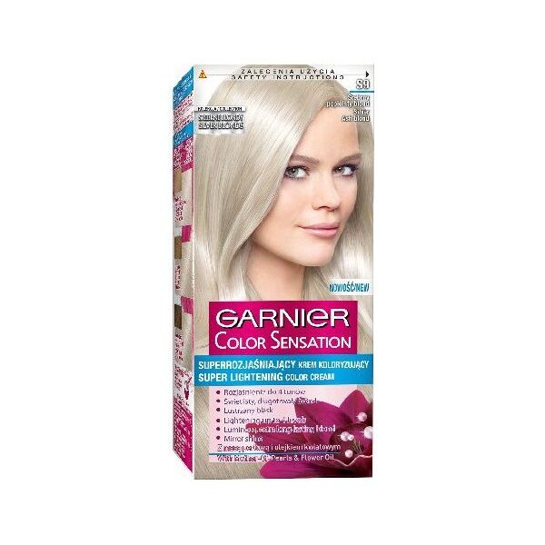 Garnier Color Sensation Krem koloryzujący S 9 Srebrny Popielaty Blond