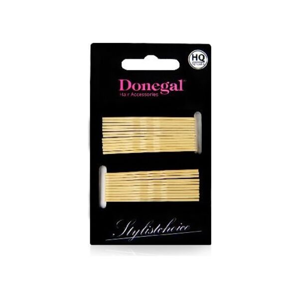 Donegal Wsuwka do włosów HQ 5cm beżowa 24szt 5092