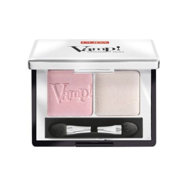 Pupa Vamp! Compact Duo Eyeshadow Podwójne cienie do powiek 001 Rose Perlage 2,2g