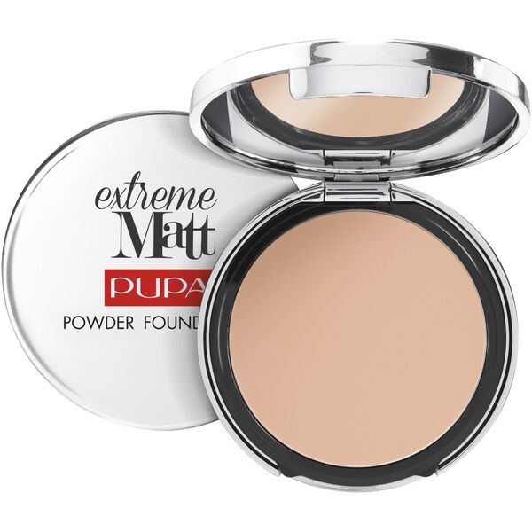 Pupa Extreme Matt Powder Foundation podkład w kompakcie 020 Light Beige 11g