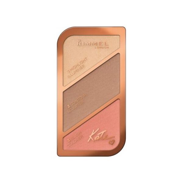 Rimmel  Kate Sculpting Kit paleta do konturowania twarzy 002 Coral Glow 18,5g