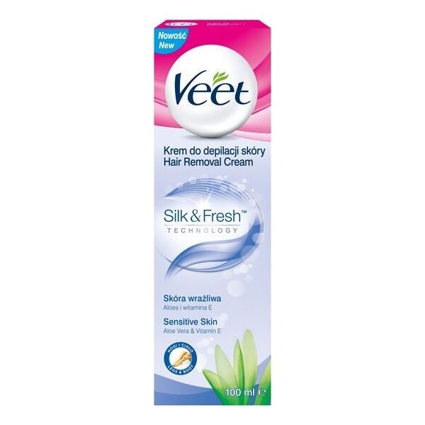 Veet Pachnący Krem Do Depilacji do skóry wrażliwej 100 ML