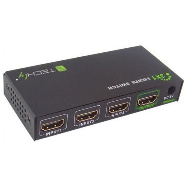 Techly Switch HDMI 3 w 1, 4K2K (309913)