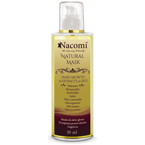Nacomi Maska naturalna do skóry głowy 50 ml