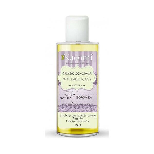 Nacomi Olejek do Ciała Wygładzający Borówka 150 ml rafinowany