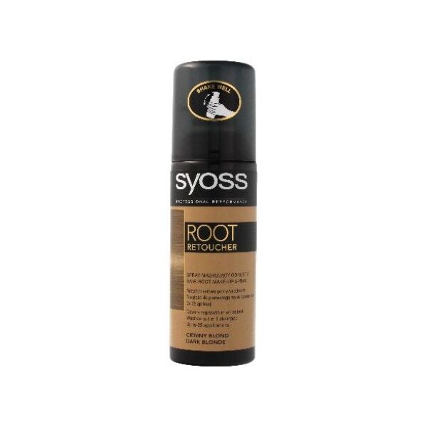 Syoss Syoss Root Retoucher Spray maskujący odrosty Ciemny Blond 120ml
