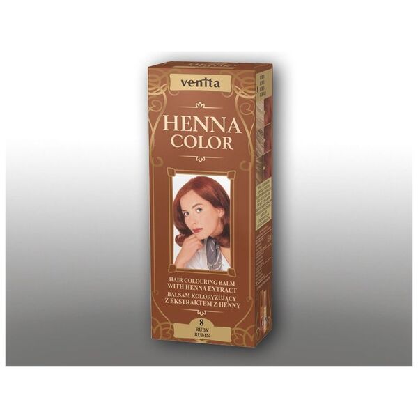 Venita Ziołowe Balsamy Henna Color 8 Rubin 75ml