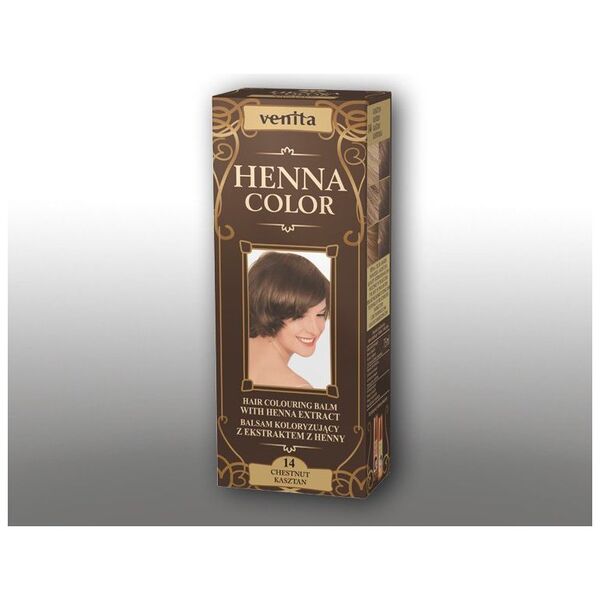 Venita Ziołowe Balsamy Henna Color 14 Kasztan 75ml