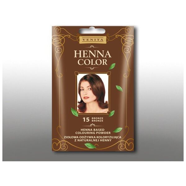 Venita Ziołowa odżywka koloryzująca Henna Color 30g 15 bronze