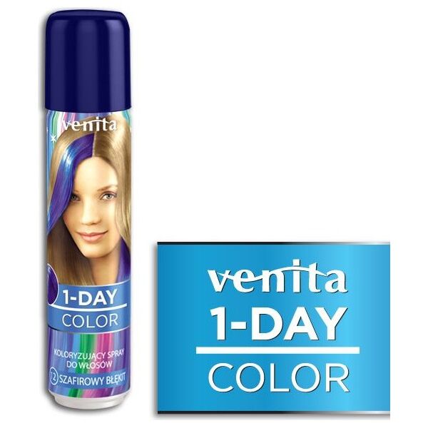 Venita 1-Day color spray 12 szafirowy błękit