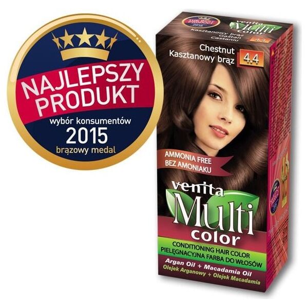 Venita Farba bez amoniaku Multi Color 4.4 kasztanowy braz