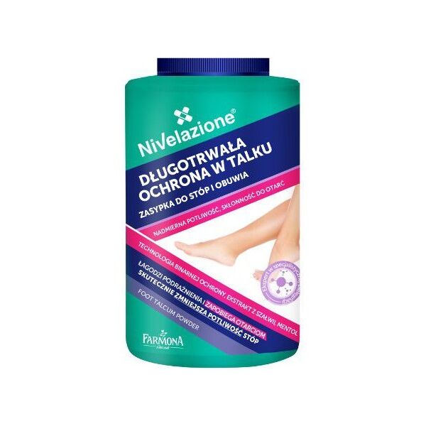 Farmona Nivelazione Stopy Zasypka do stóp i obuwia "Długotrwała Ochrona w Talku" 110g
