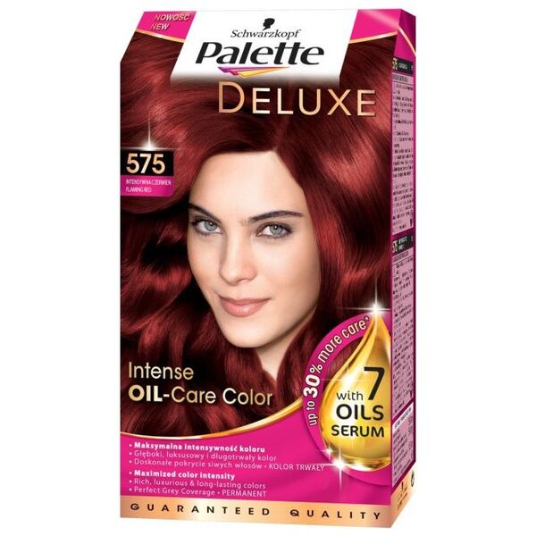 Schwarzkopf PALETTE Deluxe 575 intensywna czerwień