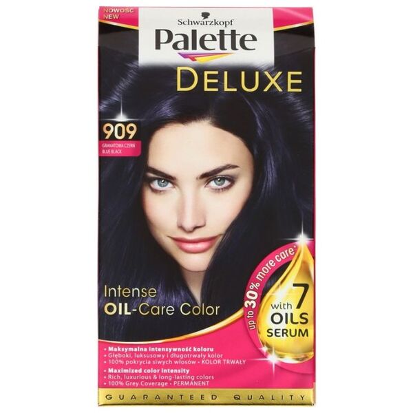 Schwarzkopf PALETTE Deluxe 909 granatowa czerń