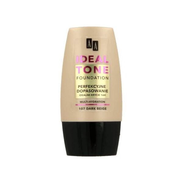 AA Make Up Ideal Tone Podkład "Perfekcyjne Dopasowanie" nr 107 Dark Beige 30ml