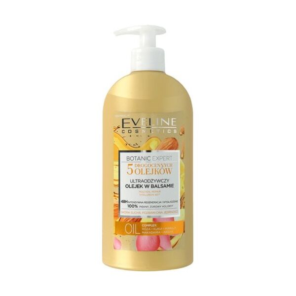 Eveline Botanic Expert Ultraodżywczy Olejek w balsamie do ciała 5 olejków 350ml