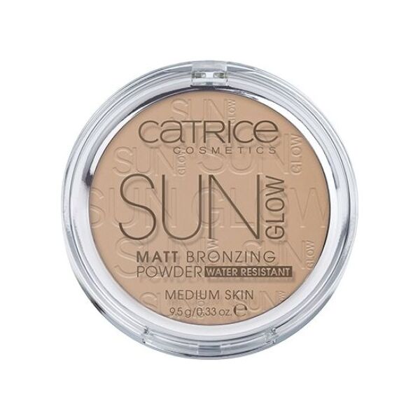 Catrice Sun Glow Matt Bronzing Powder Water Resistant Medium Skin puder brązujący 030 Medium Bronze 9.5g