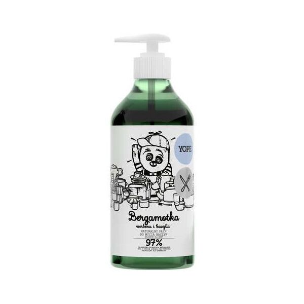 Yope Naturalny płyn do mycia naczyń Bergamotka, Werbena i Bazylia 750 ml