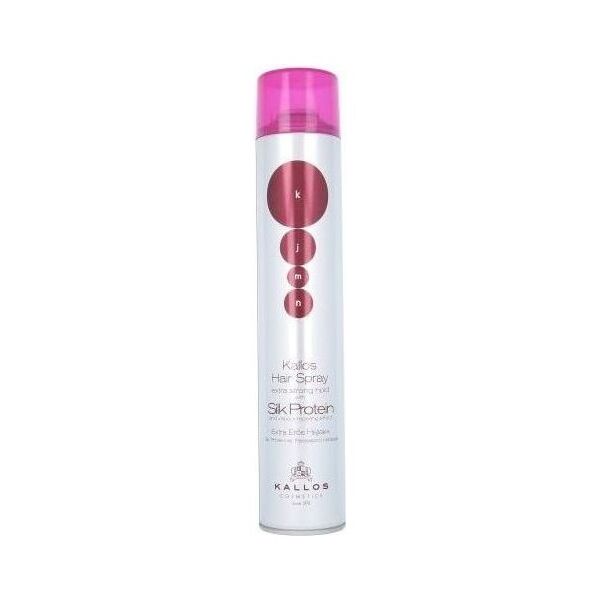 Kallos KJMN Hair Spray Extra Strong Hold With Silk Protein Lakier do włosów 500 ml