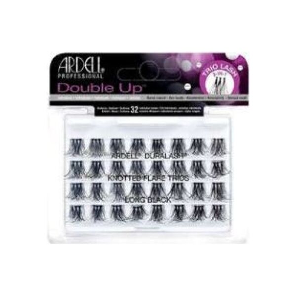 Ardell Double Up zestaw 32 kępek rzęs Long Black