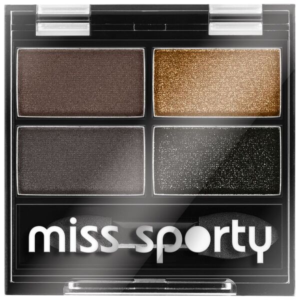Miss Sporty Quattro Studio Poczwórne cienie do powiek 414 100% Smokey 5g