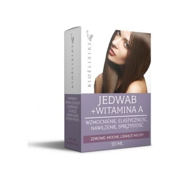 Bioelixire Nawilżający jedwab do włosów z witaminą A 20ml