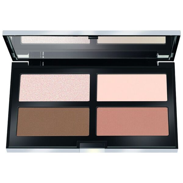 Pupa Contouring & Strobing Ready 4 Selfie Powder Palette paleta pudrów do konturowania i strobingu 001 Pelli Chiare 17.5g
