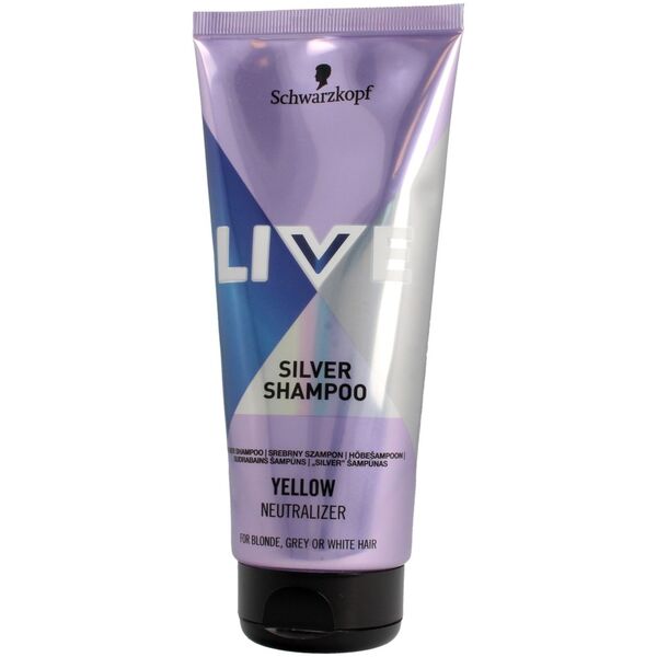 Schwarzkopf Live Szampon srebrny do włosów blond, rozjaśnionych i siwych 200ml