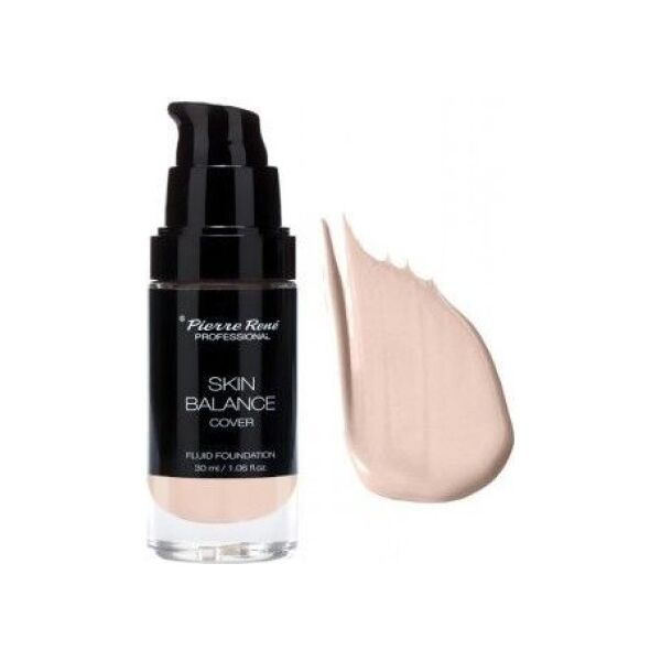Pierre Rene Podkład do twarzy Skin Balance Cover Fluid Foundation 21 Porcelain 30ml