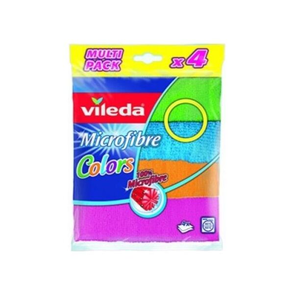 Vileda Ściereczki microfibra Colors 4szt. (150542)