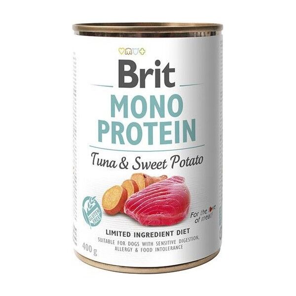Brit Mono Protein Tuna & potato puszka 400g