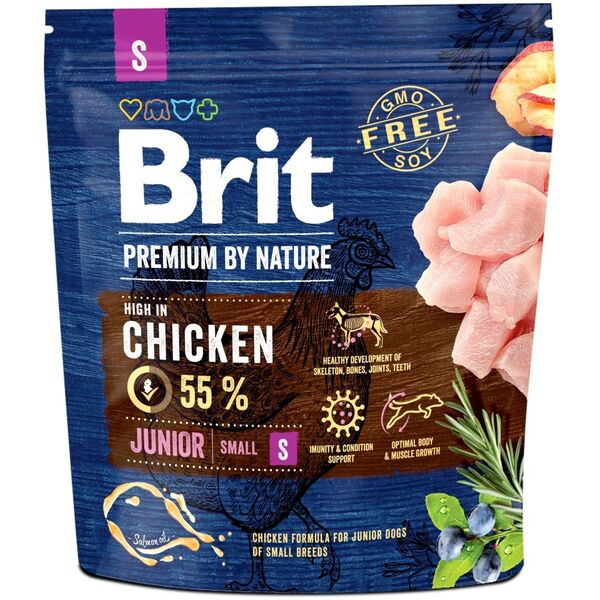 Brit Premium By Nature Junior S Small 1kg