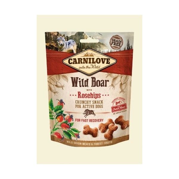 Carnilove Przysmak Dog Snack Fresh Crunchy Wild Boar+Rosehips 200g