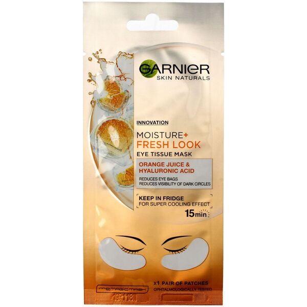 Garnier Skin Naturals Moisture + Maska w płatkach Orange Juice & Hyaluronic Acid 6g